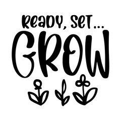 Spring Lettering Quotes and Phrases For Printable Posters, Cards, Tote Bags Or T-Shirt Design. Spring Season Quotes And Saying