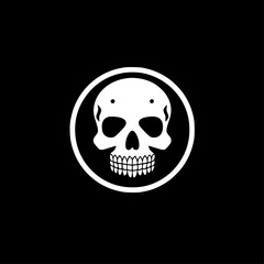Skull - High Quality Vector Logo - Vector illustration ideal for T-shirt graphic