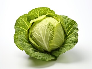 Cabbage isolated on white background