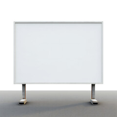 Obraz premium Blank advertising billboard. light box billboard isolated on transparent