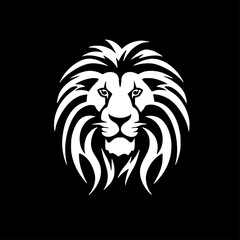 Lion | Minimalist and Simple Silhouette - Vector illustration