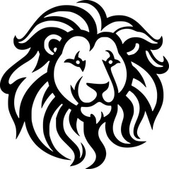 Lion | Minimalist and Simple Silhouette - Vector illustration