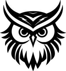 Owl - High Quality Vector Logo - Vector illustration ideal for T-shirt graphic