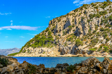 Fototapeta na wymiar Croatian landscape, Adriatic Sea, photo for photo wallpaper