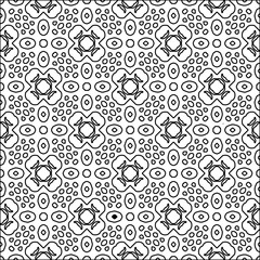 
Black lines on white background.
Wallpaper with figures from lines. Abstract wallpaper. Black  pattern for web page, textures, card, poster, fabric, textile. Monochrome design. 