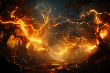 Dynamic Celestial Sparks