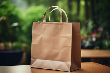 Sustainable Shopping Recycling bags - Ai generated - Generative Ai	