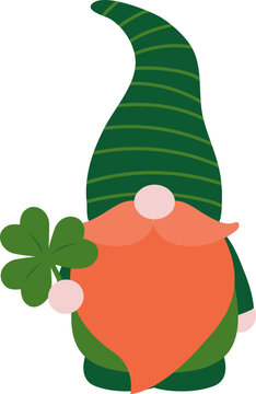 recommend clip art: St. Patrick's Day Gnome holding shamrock