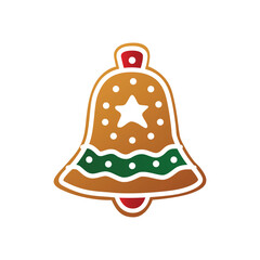 Christmas bell vector illustration