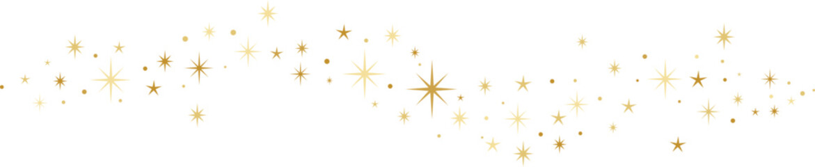 Star wave vector banner, holiday clip art illustration sparkling design element festive wallpaper - obrazy, fototapety, plakaty