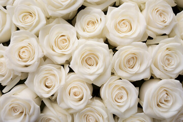 white roses background