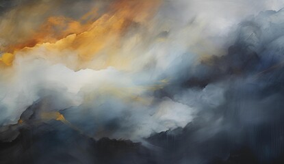 Obraz premium Marbled blue and golden abstract background. Liquid marble ink pattern. abstract background with blue, yellow and white paint mixing in water