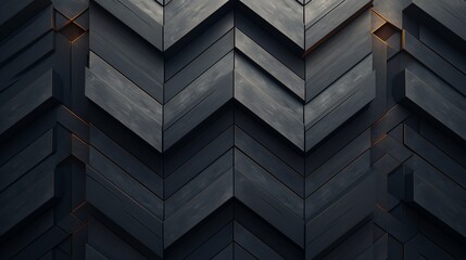 a  background featuring a symmetrical pattern of dark, contemporary bricks, creating a sleek and...