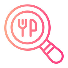 search gradient icon