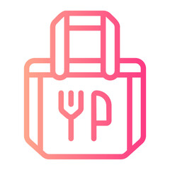 bag gradient icon