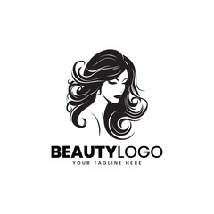 Vector Women beauty care salon logo design