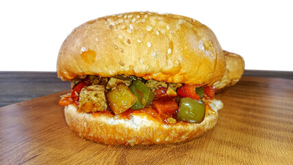 burger with vegetables | burger buns | burger