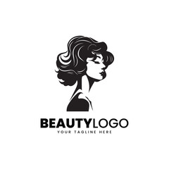 Vector Women beauty care salon logo design