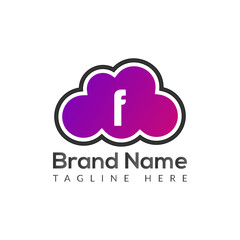 Abstract F letter modern initial lettermarks logo design	