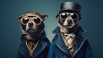 Outlaw Animals: Creative Concept of Animals in Criminal Fashion for Advertisement