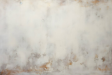 Close up Abstract white and beige concrete old acrylic painted texture wall. Wall art painting for banner, website, texture with copy space Generative AI