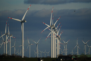 Windräder bei Niebüll