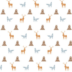 Fototapeta premium Muster/ Pattern, Waldthema 