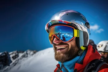 Poster Skifahrer mit Skibrille © Jan Schuler