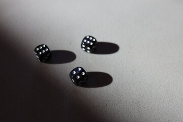 dice on the table