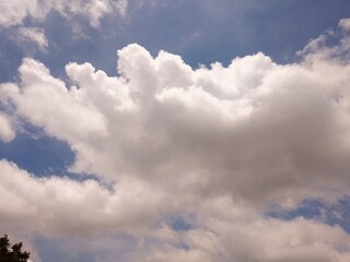 White cloud sky 