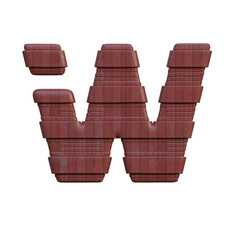 Industrial & Futuristic 3D Alphabet or PNG Letters	