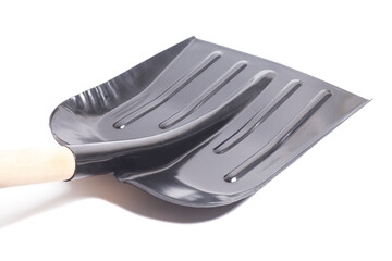 snow shovel isolated on white background.