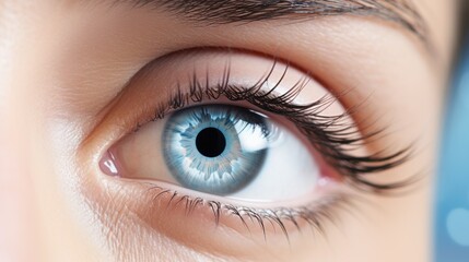 Fototapeta premium female eyes photo close-up