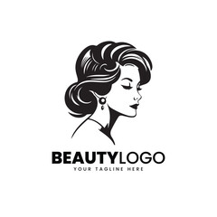 Vector Women beauty care salon logo design