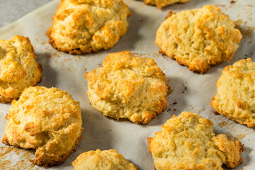 Homemade Buttery Buttermilk Drop Biscuits