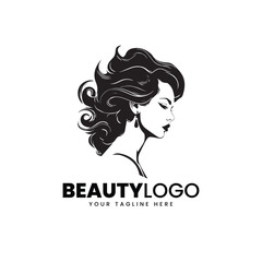 Vector Women beauty care salon logo design