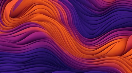 Purple and orange 3D abstract background texture.