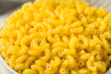 Raw Organic Uncooked Macaroni Noodles