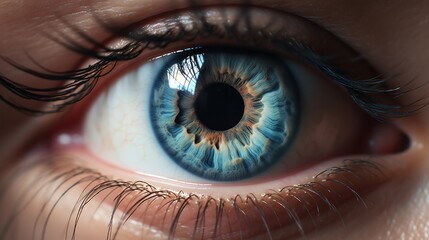 Fototapeta premium blue eyes of a woman