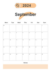 Monthly Planner September 2024