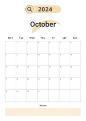 Monthly Planner October 2024