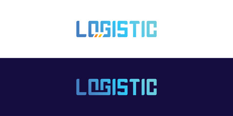 Simple and Modern Logistic Logo Designs. Vector Design Template.