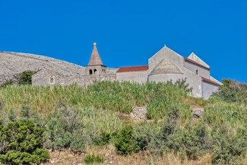 Historic Church Overlooking Stari Grad Pag