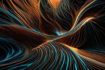 The sublime elegance of mathematical equations sculpting the contours of abstract scientific beauty