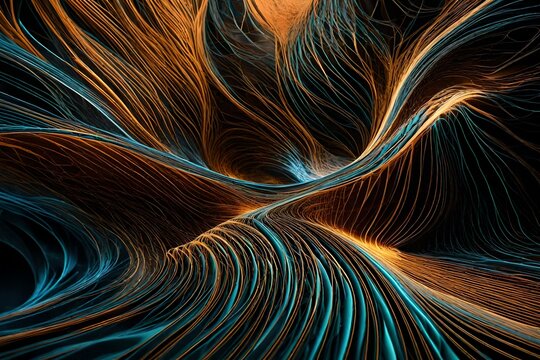 The sublime elegance of mathematical equations sculpting the contours of abstract scientific beauty