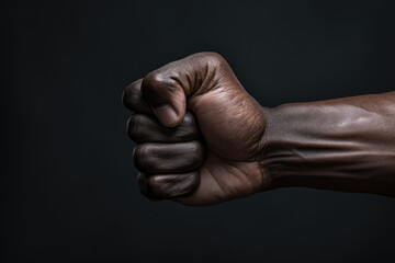 black strong fist