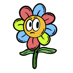 svg color fansy flower pcsk studio stock element