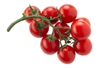 Bunch of Piccadilly cherry tomatoes isolated