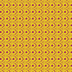Fototapeta premium Abstract textile pattern geometric background, luxury pattern, floral vector texture