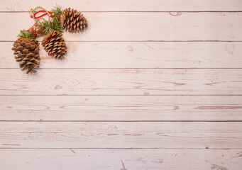 Christmas Wallpaper Border Background Holiday Season Pine Cones 